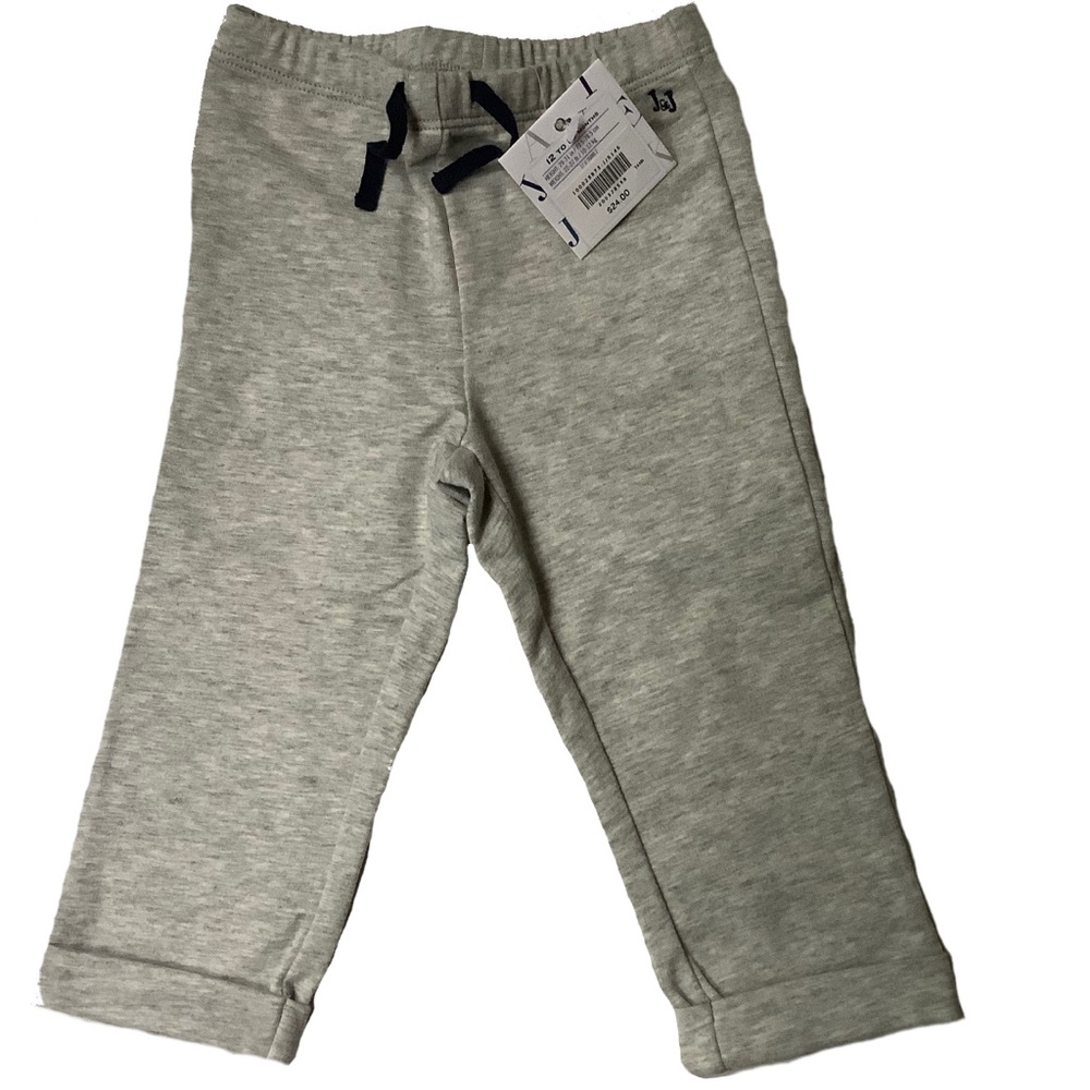 Janie and Jack Captain’s Charm Cuffed Terry Pant - Picture 2 of 6